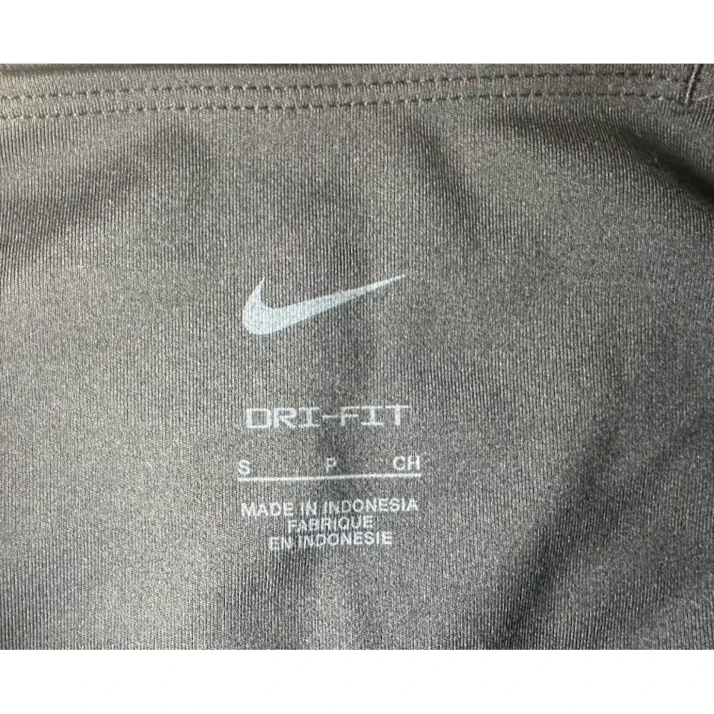 Nike Dri-FIT Moisture Wicking Athletic Ankle Leggings Black Women's Size S